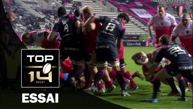 TOP 14 – Paris – Grenoble : 18-33 – J16 – Essai 1 Arnaud HEGUY (GRE) – saison 2015-2016