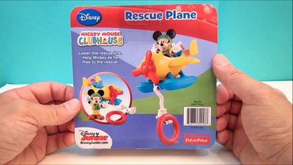 MICKEY MOUSE CLUBHOUSE RESCUE PLANE PLAYSET VIDEO TOY REVIEW