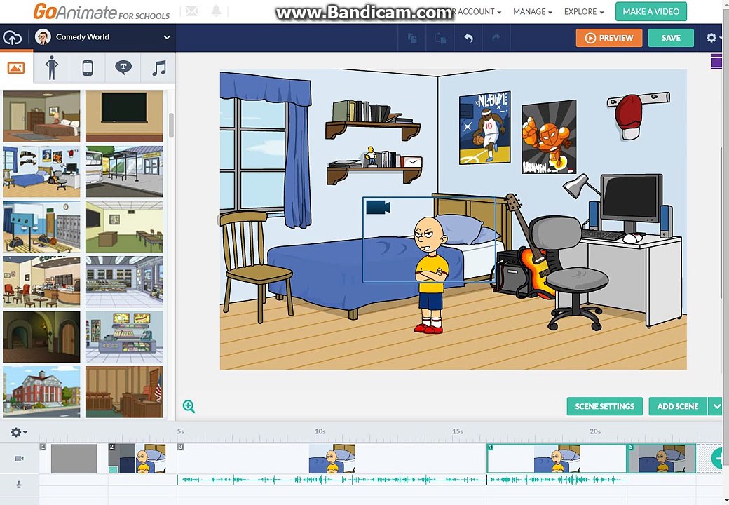 behind the scenes 1: caillou rants on goanimate/grounded