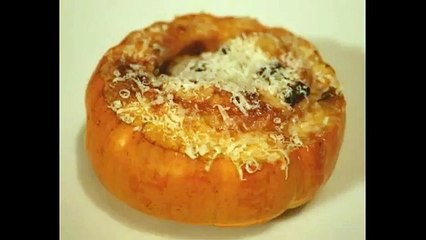 Грибной жульен в тыкве