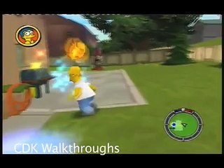 The Simpsons Hit And Run - Level 1 All Gags