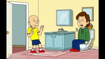 Caillou Disturbs His Dad And Gets Grounded