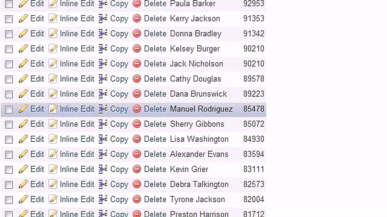 MySQL Database training - 9 - Sort Direction