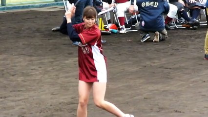 稲村亜美「神スイング」でヒット＠豊中ローズ球場公開収録
