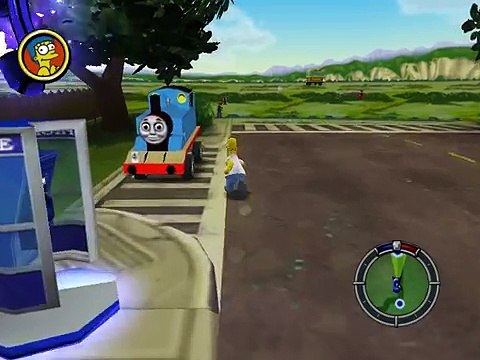 Simpsons: Hit & Run Car Mod - Thomas The Tank Engine