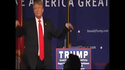 Donald Trump: Rally Stopped four times by same guy! 28,02,2016