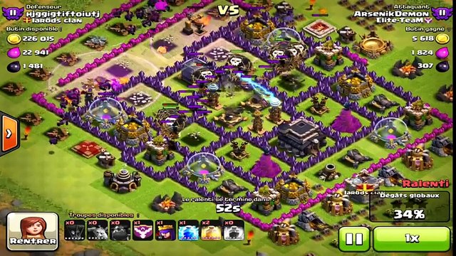 FAIRE 100% AUX MOLOSSES DE LAVE INFOS ASTUCES & STRATEGIE D ATTAQUE Clash of Clans Français
