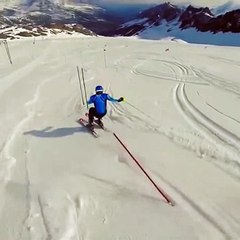 Weight transfer in SLALOM Skiing Горнолыжный инструктор в Австрии Ишгль Китцбюэль