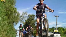 Mountain bike com a Grande Familia Biker, Taubaté a Tremembé, SP, Brasil, 2016, Marcelo Ambrogi, família e amigos, 58 km, Mtb