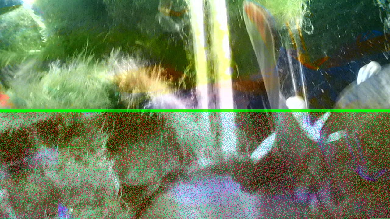 teste de la gopro aquatique