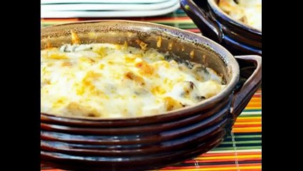 Жульен грибной с кальмарами