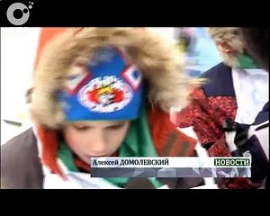 В Колывани прошли первые масштабные лыжные гонки среди дошколят