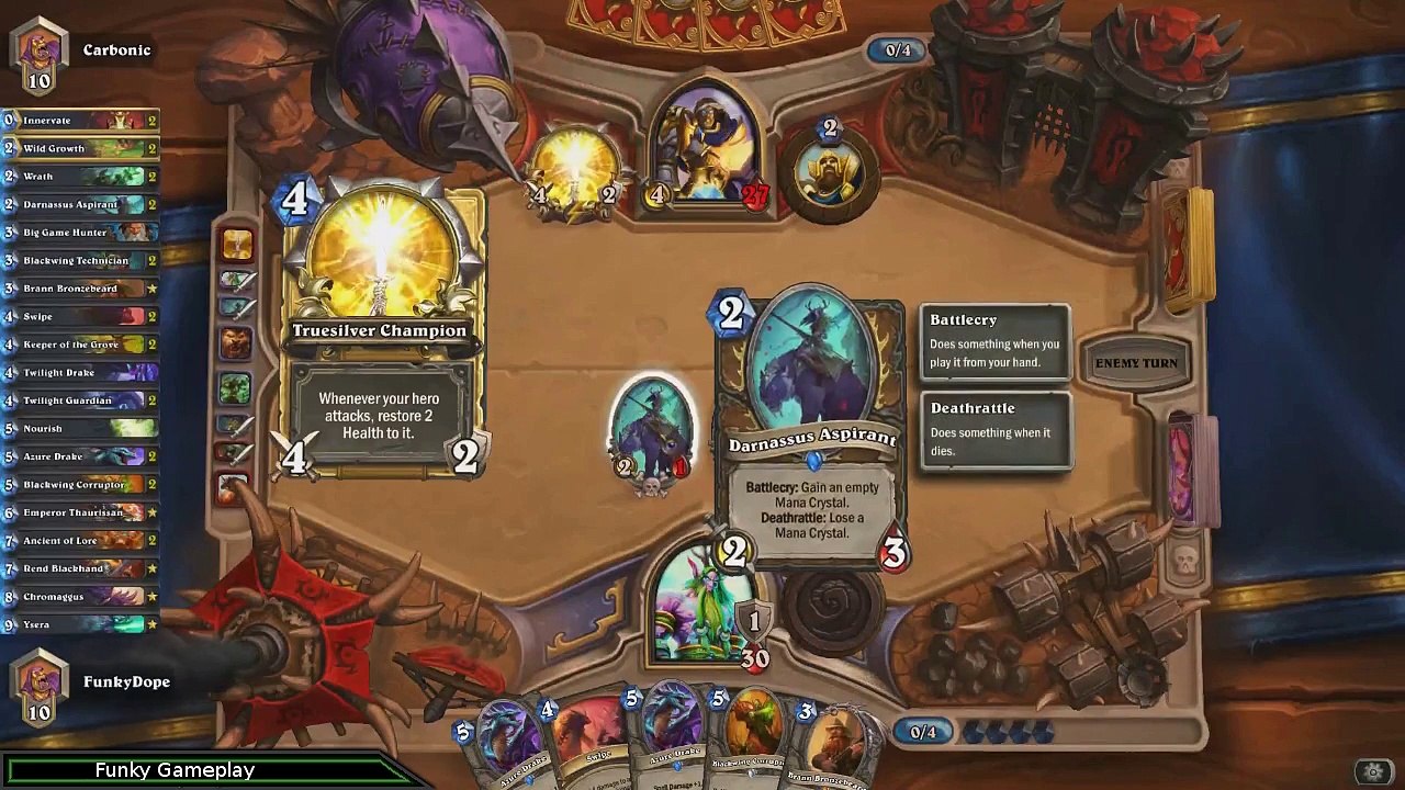 Hearthstone Funky Ladder Gameplay - Dragon Druid #013 - YouTube [720p]