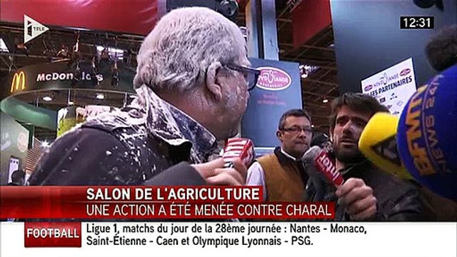Salon de l'Agriculture: Le stand Charal saccagé par des éleveurs