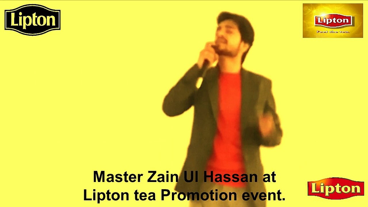 Master Zain Ul Hassan 2016 live performance in Lipton promo event (Haters Make me famous)