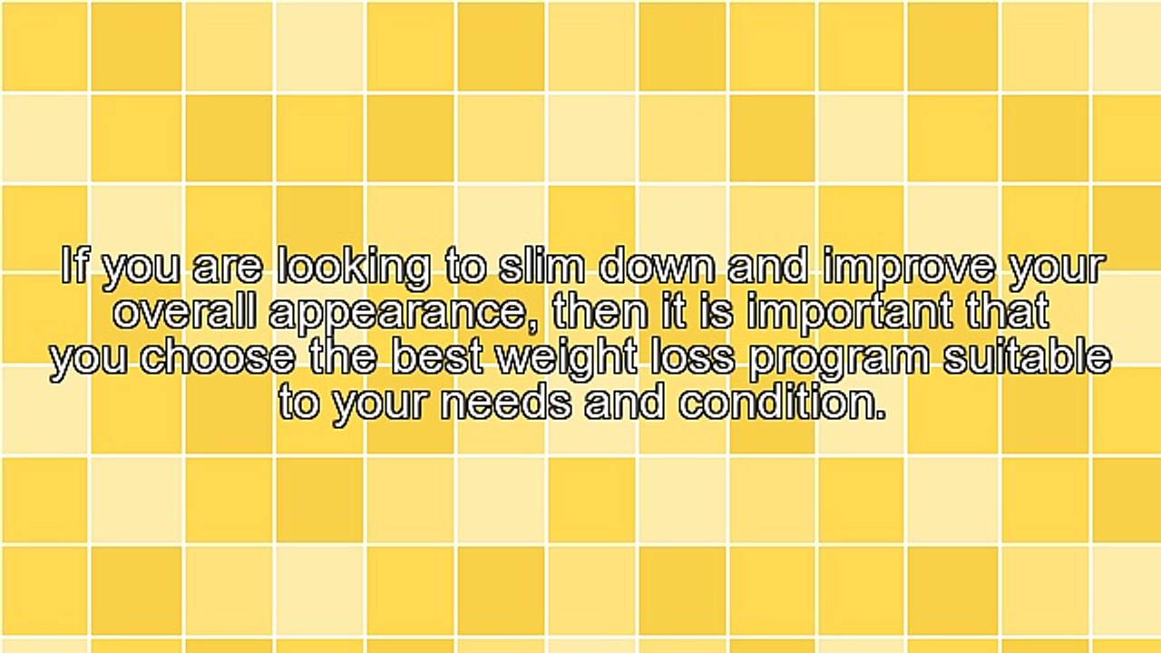 Best Weight Loss Program - What Are Your Options?