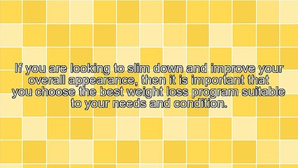 Best Weight Loss Program - What Are Your Options?