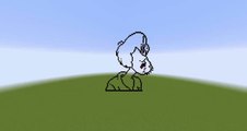 Minecraft Pixel Art Time-Lapse #03 Shaggy (Scooby-Doo)