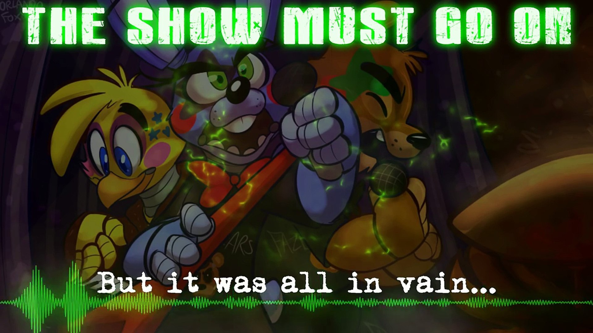 The Show Must Go On Five Nights At Freddys Rock Song By Mandopony - 