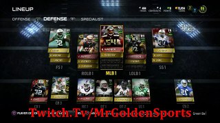 Football-NFL-Madden 15 -- Live On Twitch! All Bronze Squadron! --