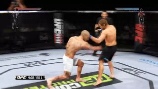 EA Sports UFC Online - The Secret KO Combo - Beating Up Urijah Faber