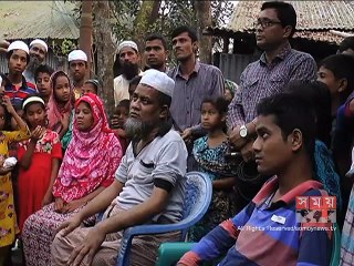 প্রতিবন্ধী তিন ভাই-বোনের খোঁজ নিলো জেলা প্রশাসক