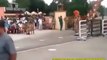 Indian soldier fallen during the parade at Wagah border