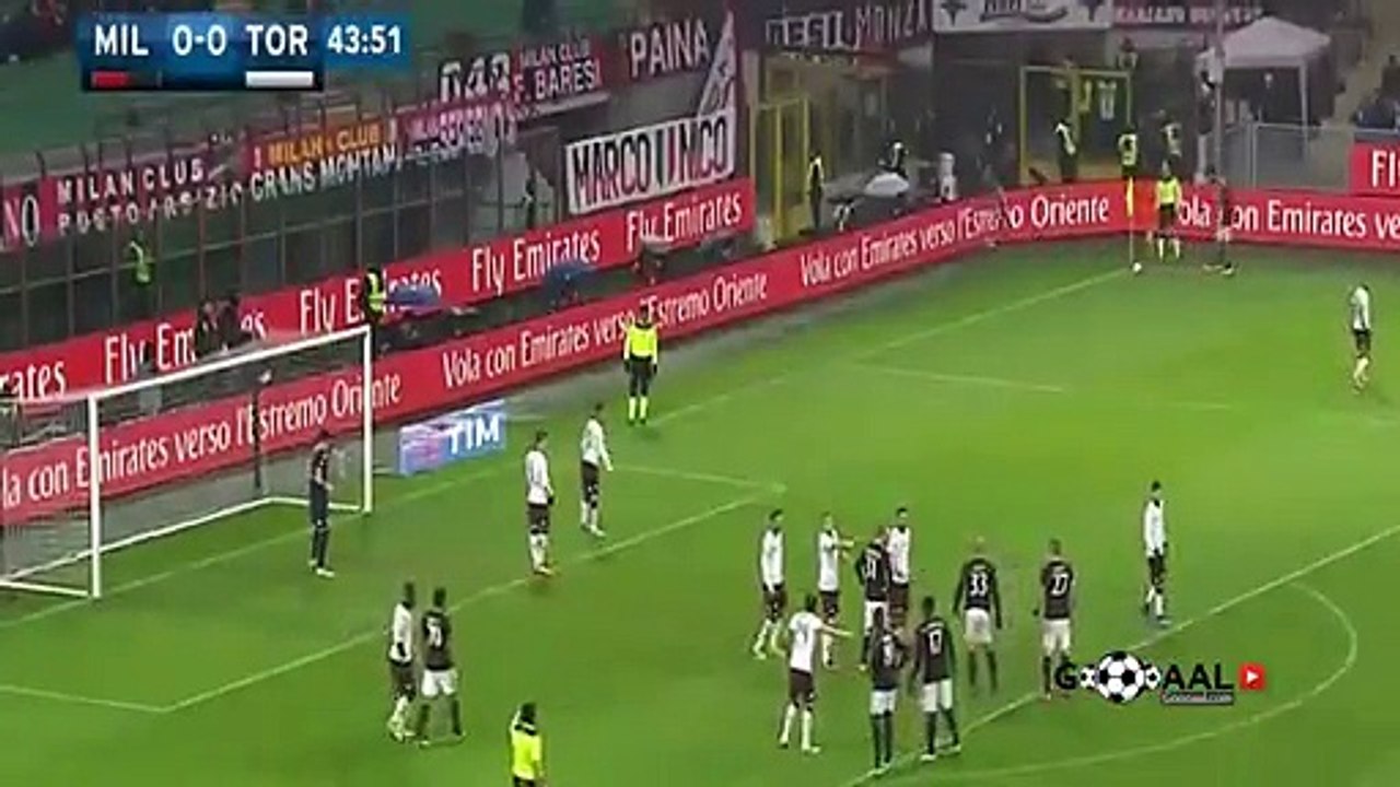 AC Milan vs Torino 1-0  Highlights & All Goals 27 February 2016