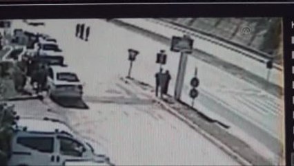 Kaza Anı Güvenlik Kamerasında