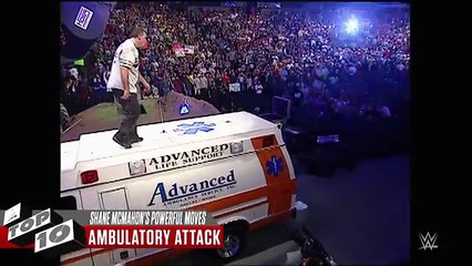 Shane McMahon's Powerful Moves - WWE Top 10, February 27, 2016