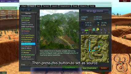 Stunt Rally - Track Editor - Using Tools