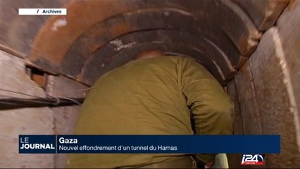 Nouvel effondrement d'un tunnel du Hamas à Gaza