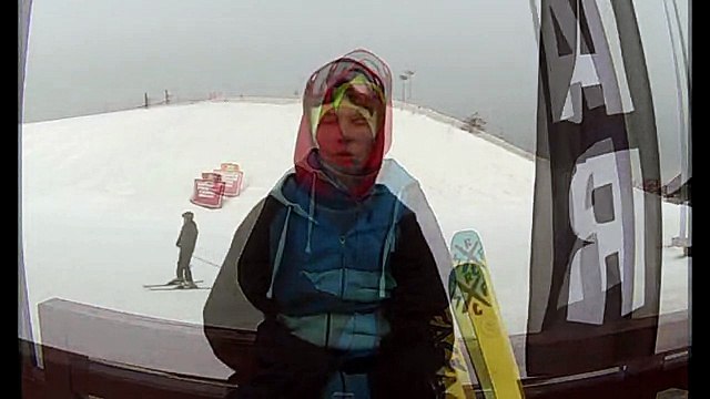 Горные лыжи, обучение. Прямой прыжок с трамплина