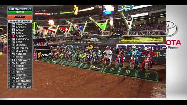 2016 Atlanta Supercross 450 Main (Monster Energy Supercross Round 8)
