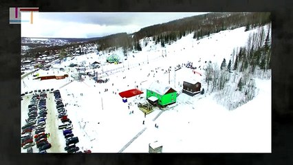 Губаха гора Крестовая Пермский край 05.12.2015 Горнолыжный центр