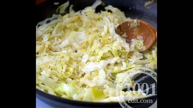 Капуста тушеная с ветчиной