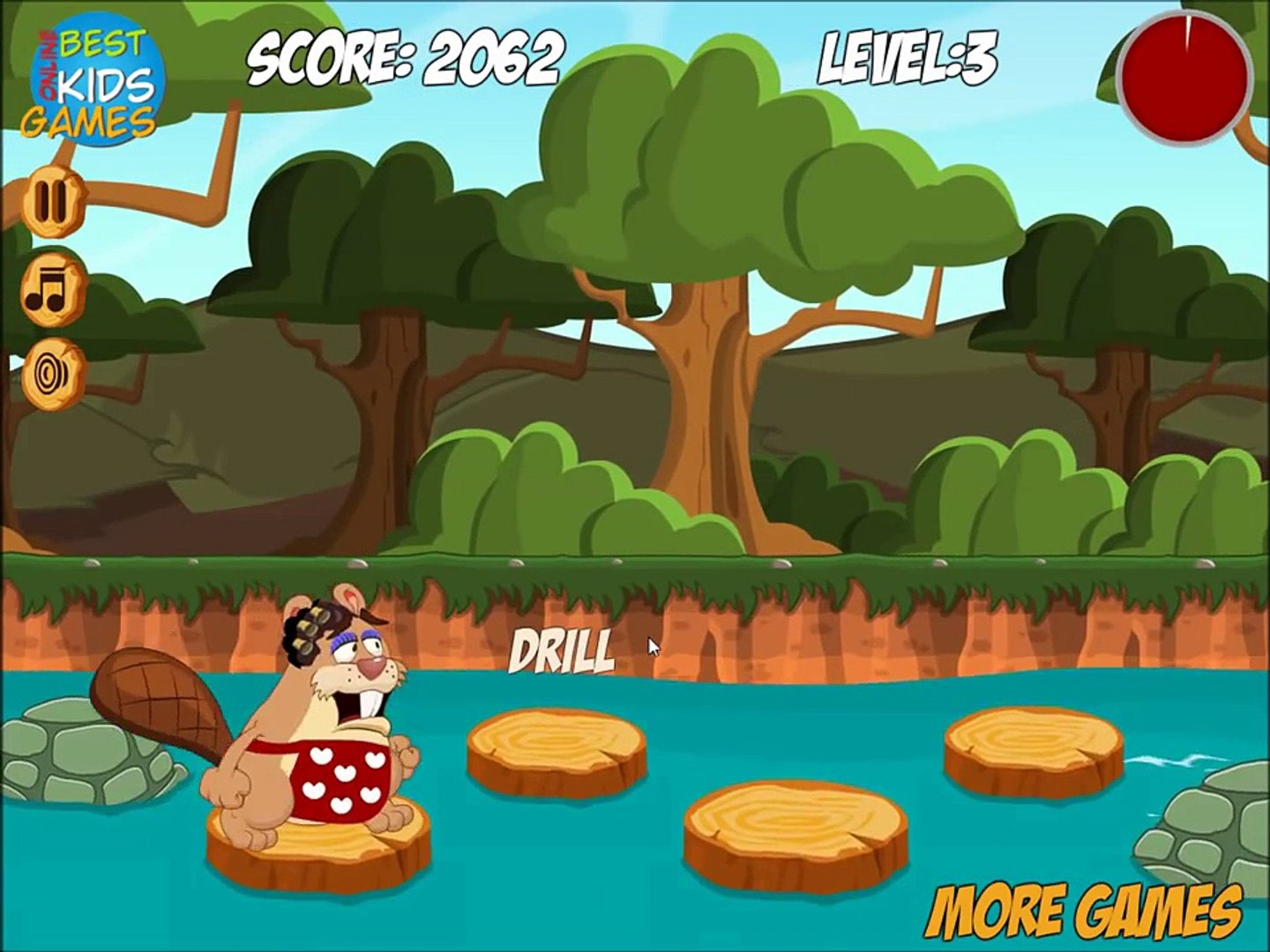 ⁣Beaver Trouble: Save The Baby - Test your Typing Skills Kids Game