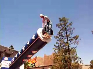 Human Cannonball at Simpsons Ride Grand Opening (USH)