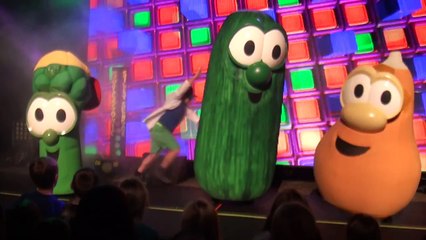 Veggie Tales Live -Song of the Cebu / Cheeseburger Song- Silly Sing Along in NY 2014