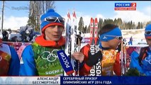 Интервью сборной России по лыжным гонкам после серебра в эстафете в СОЧИ 2014