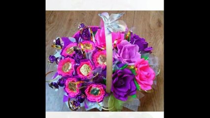 Корзина из конфет