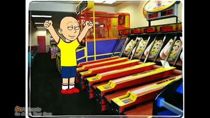 caillou goes to chuck-e-cheese/ grounded