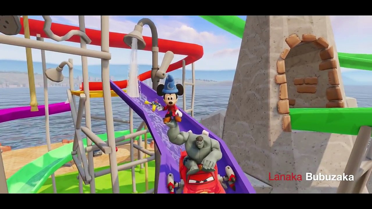 Mickey Mouse Lightning McQueen Monster Trucks Cars Songs for Kids Nursery Rhymes