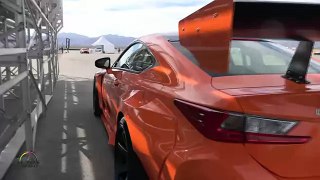 Lexus RC F GT3 racing car form SEMA Las Vegas to the race track