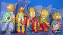 Bart Simpson 1990 Burger King Meet The Simpsons Toy #3 Complete Set Of 5 Kids Meal Toys Review