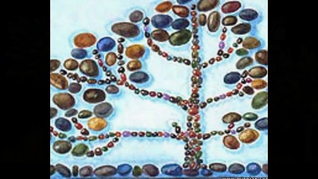 Картины из морских камушков