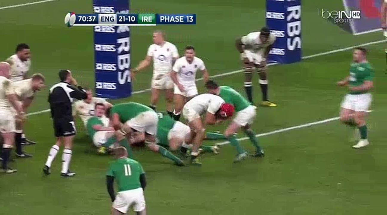 Angleterre - Irlande : Le mauvais geste de MIke Brown ?