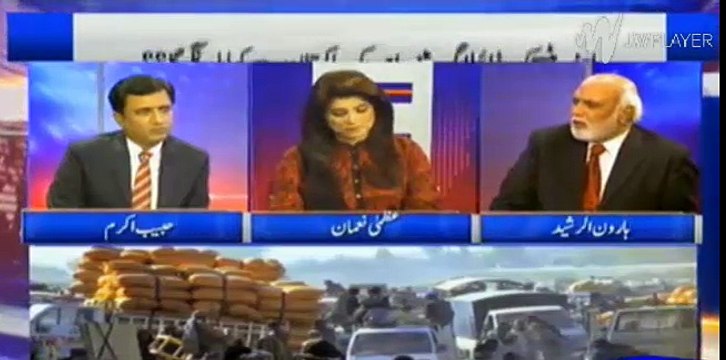 Agar mein Nawaz Shareef hota tu Modi se kehta tu ne seeshay mein apni shakal daikhi hai 'terrorist' - Haroon Rasheed