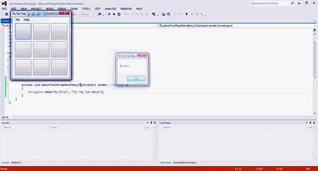 Visual Studio Winform Tic Tac Tutorial_clip2