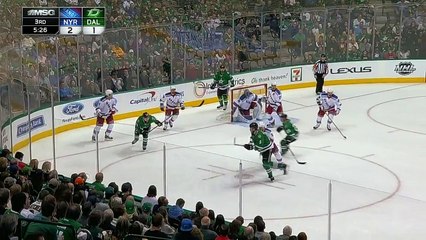 Gotta See It: Girardi gets puck wedged under visor